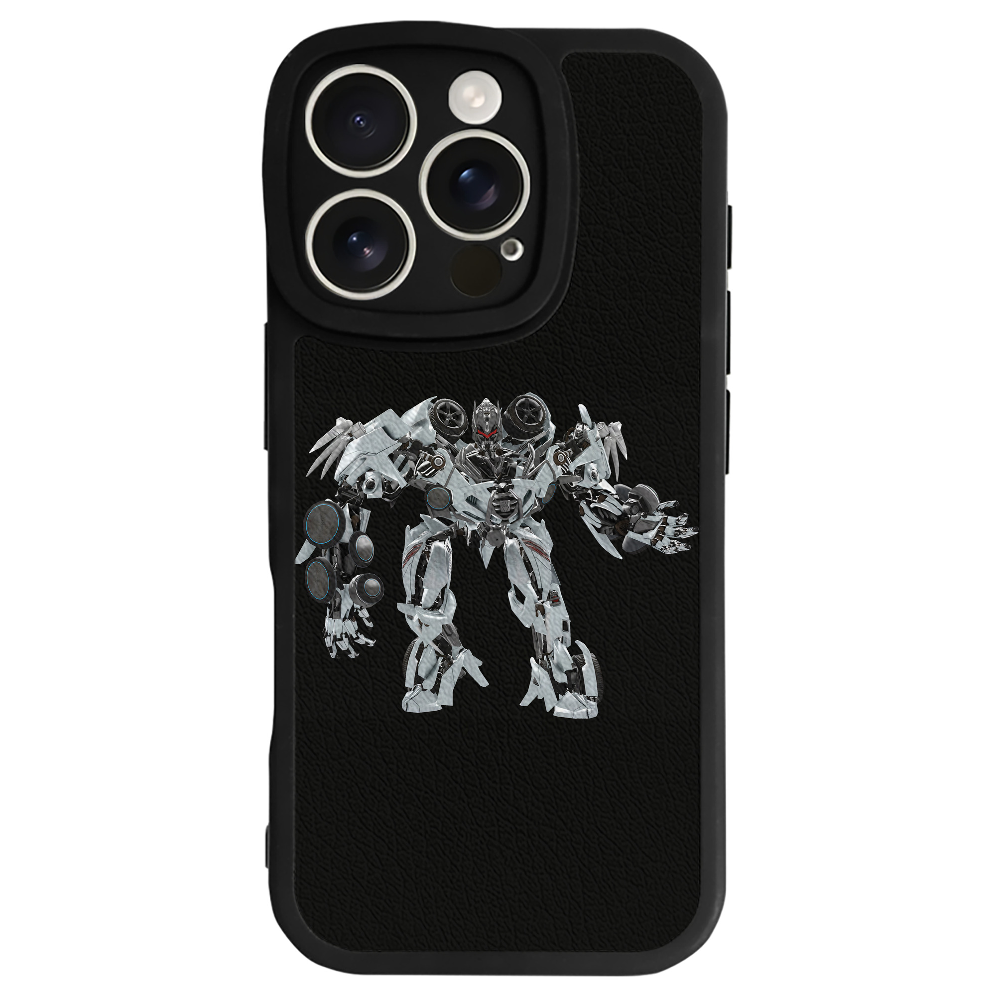 （画像用） Transformers トランスフォーマー 【iPhone 16シリーズ対応】シリコンスマホケース（レザー調） 材質：シリコン